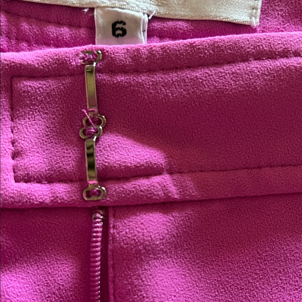 Trina Turk Vibrant Pink High Waist Shorts - Picture 4 of 9